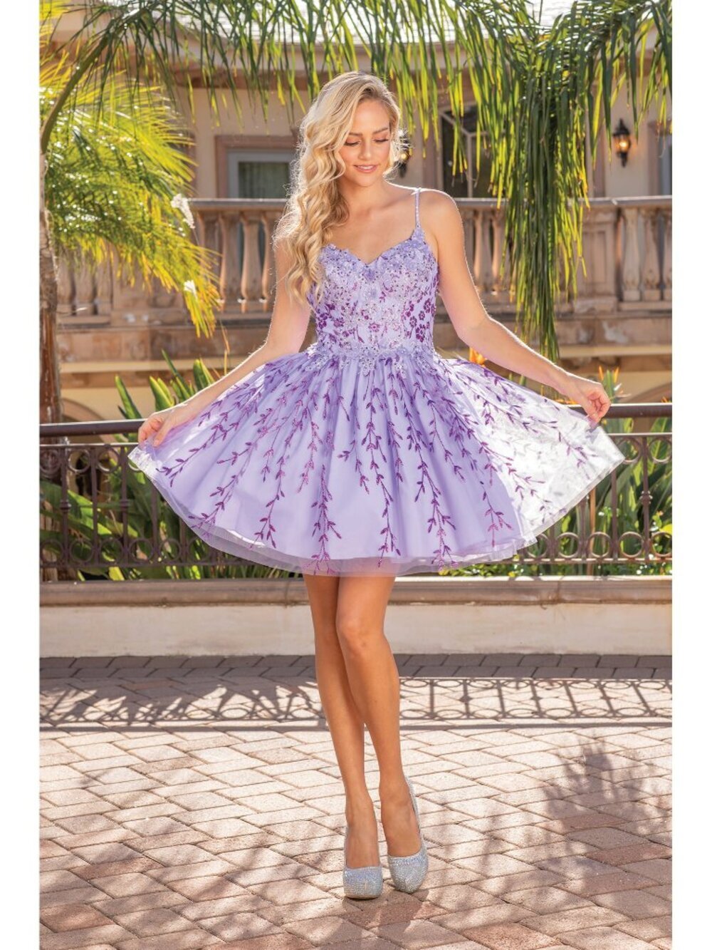 NEW LILAC Evening Gown Floor Length Formal Elegant Stunning 3278